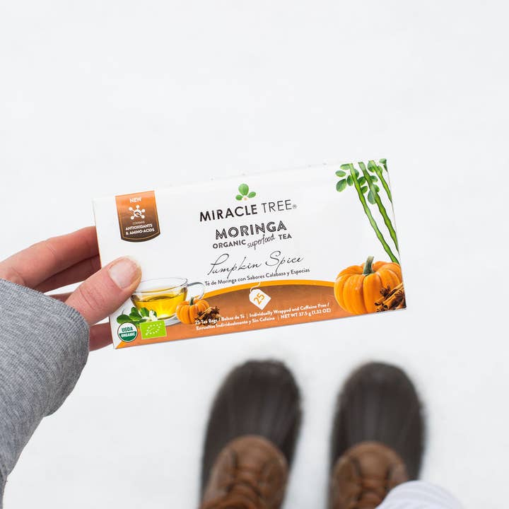 Miracle Tree - Wholesale Tea Bags - Organic Moringa Tea: Pumpkin Spice7