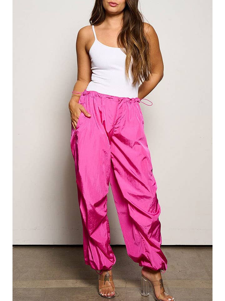 ROUSSEAU - Wholesale Pants - Women's - ELASTIC WAIST POCKETS JOGGER PANTS4