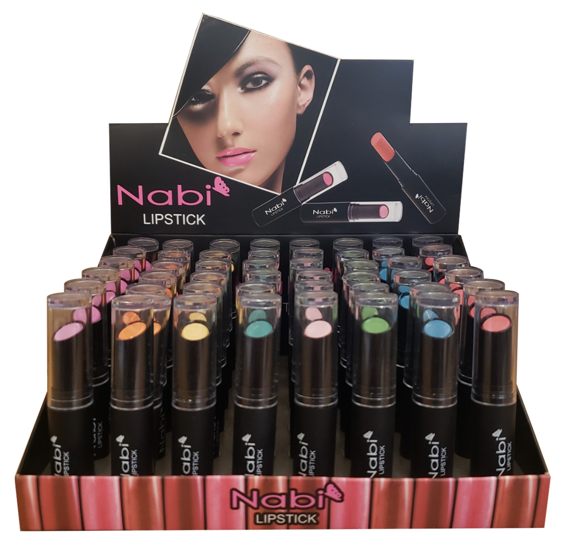 Nabi Cosmetic - Wholesale Lipstick Set - NLS48 E- NEW LIPSTICK 8 COLORS SET E0