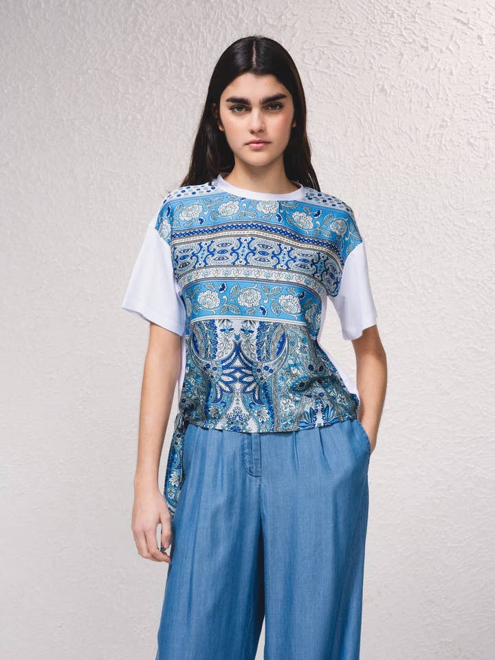 259603 - T-shirt con stampa per la vendita all'ingrosso da parte di SMF