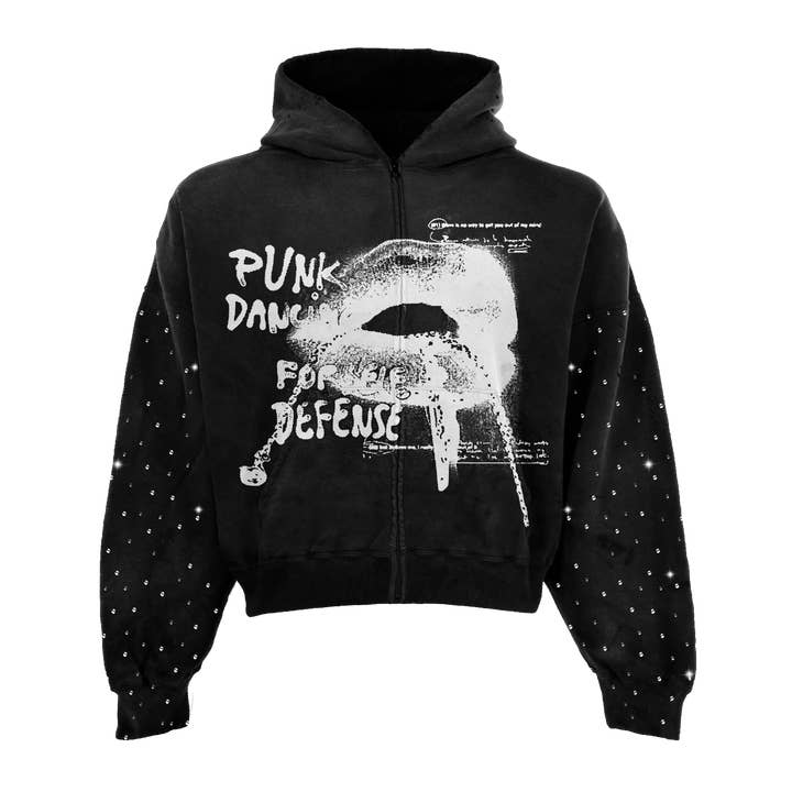 Lèvres Punk Zip avec Strass pour la vente par Worksofmadness