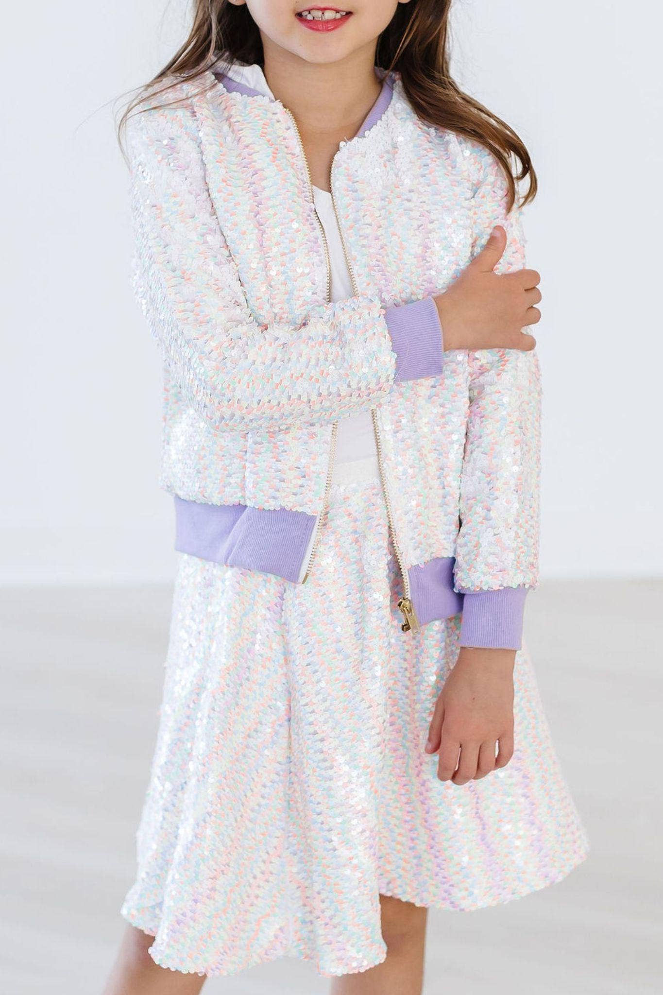 Mila & Rose - Wholesale Jacket - Kids - Unicorn Flip Sequin Jacket5