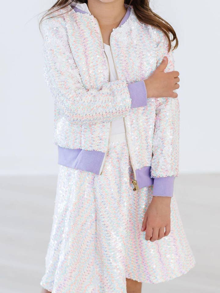 Mila & Rose - Wholesale Jacket - Kids - Unicorn Flip Sequin Jacket5