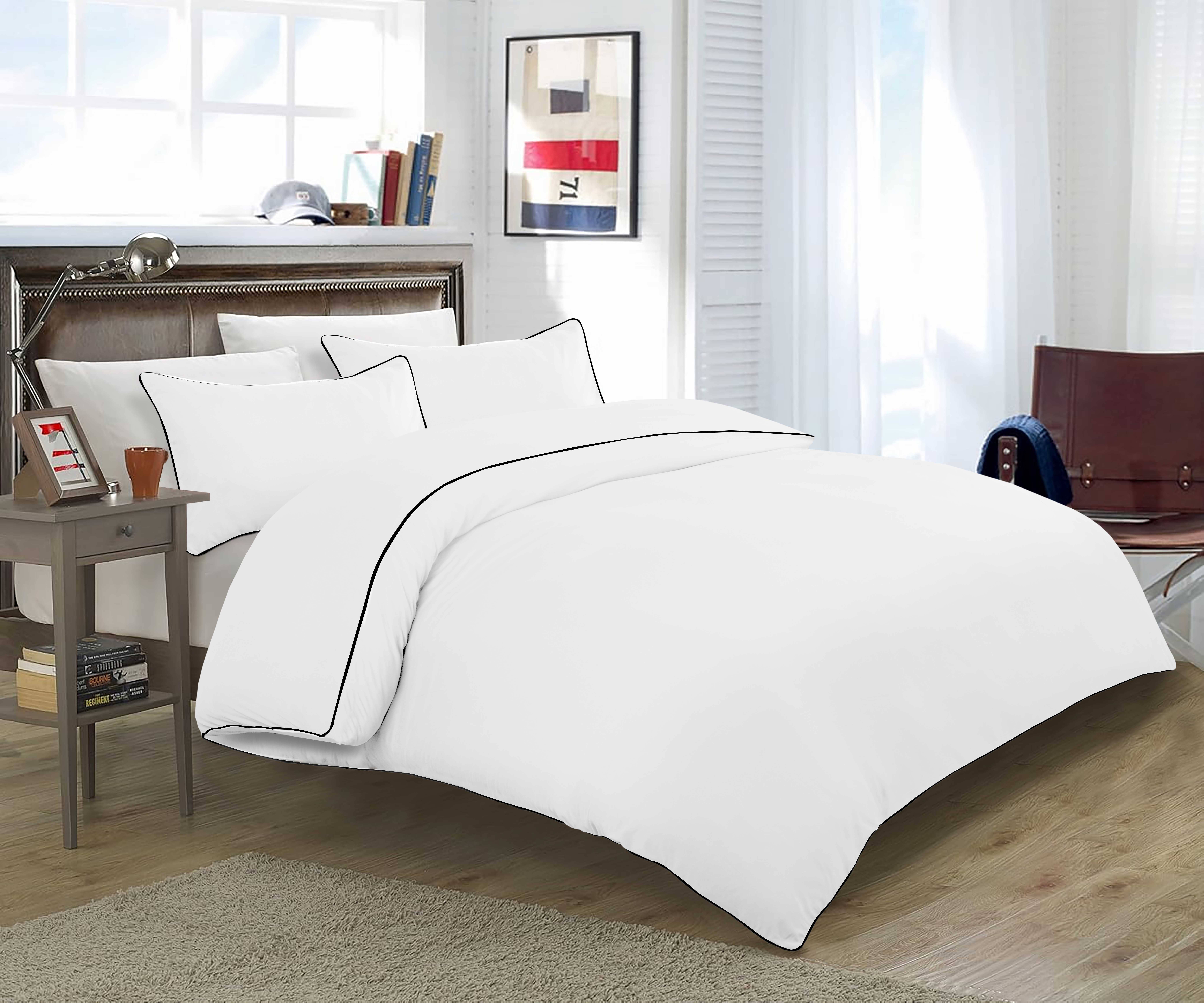 Cotton Passion – wholesale Bedding set – Duvet Cover Set Luxury Piping Ultra Soft Duvet Comforter Set30