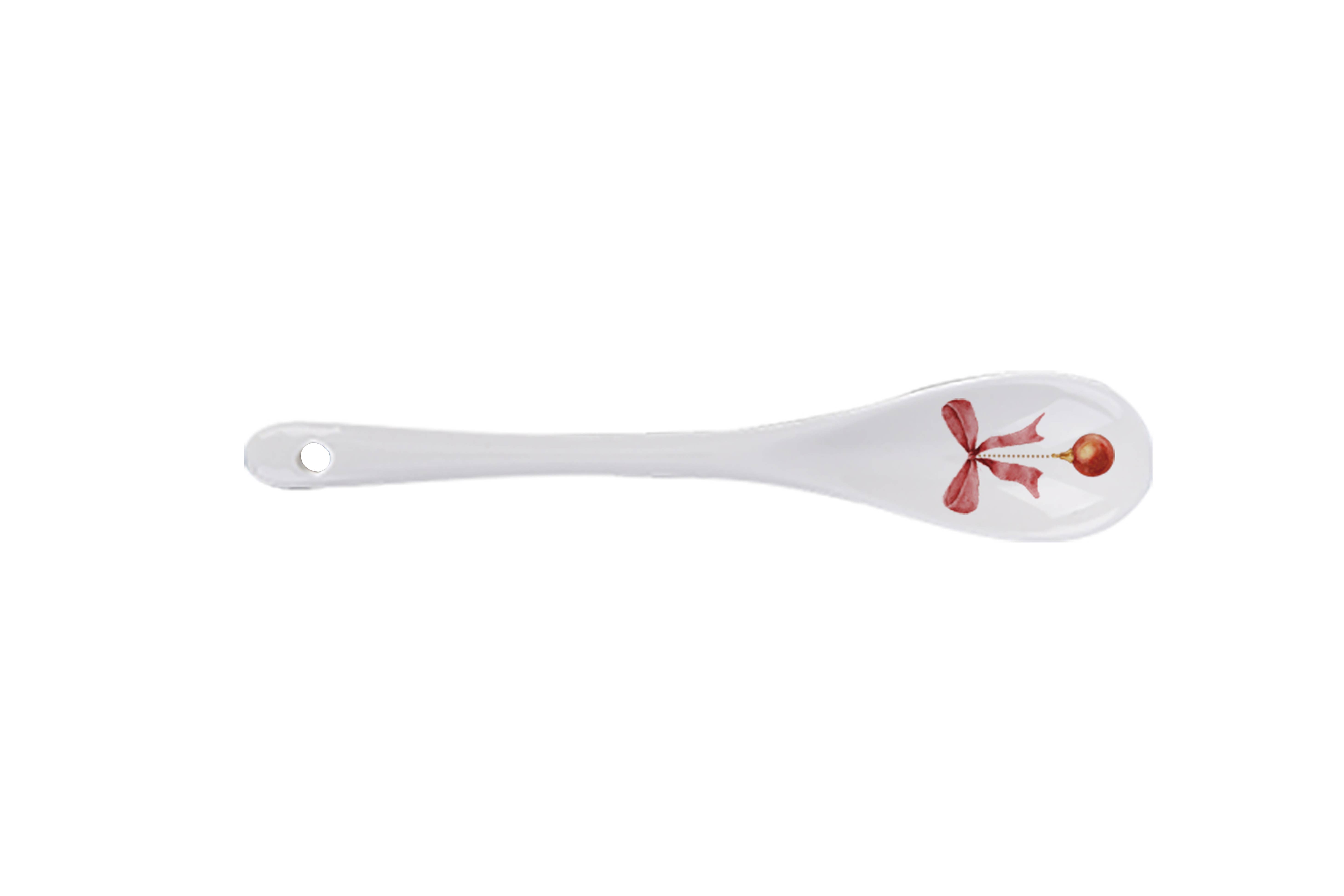 Isabelle Rose - Wholesale Table Spoon (Cutlery) - Porcelain spoon Happy Holidays 13 cm Isabelle Rose1