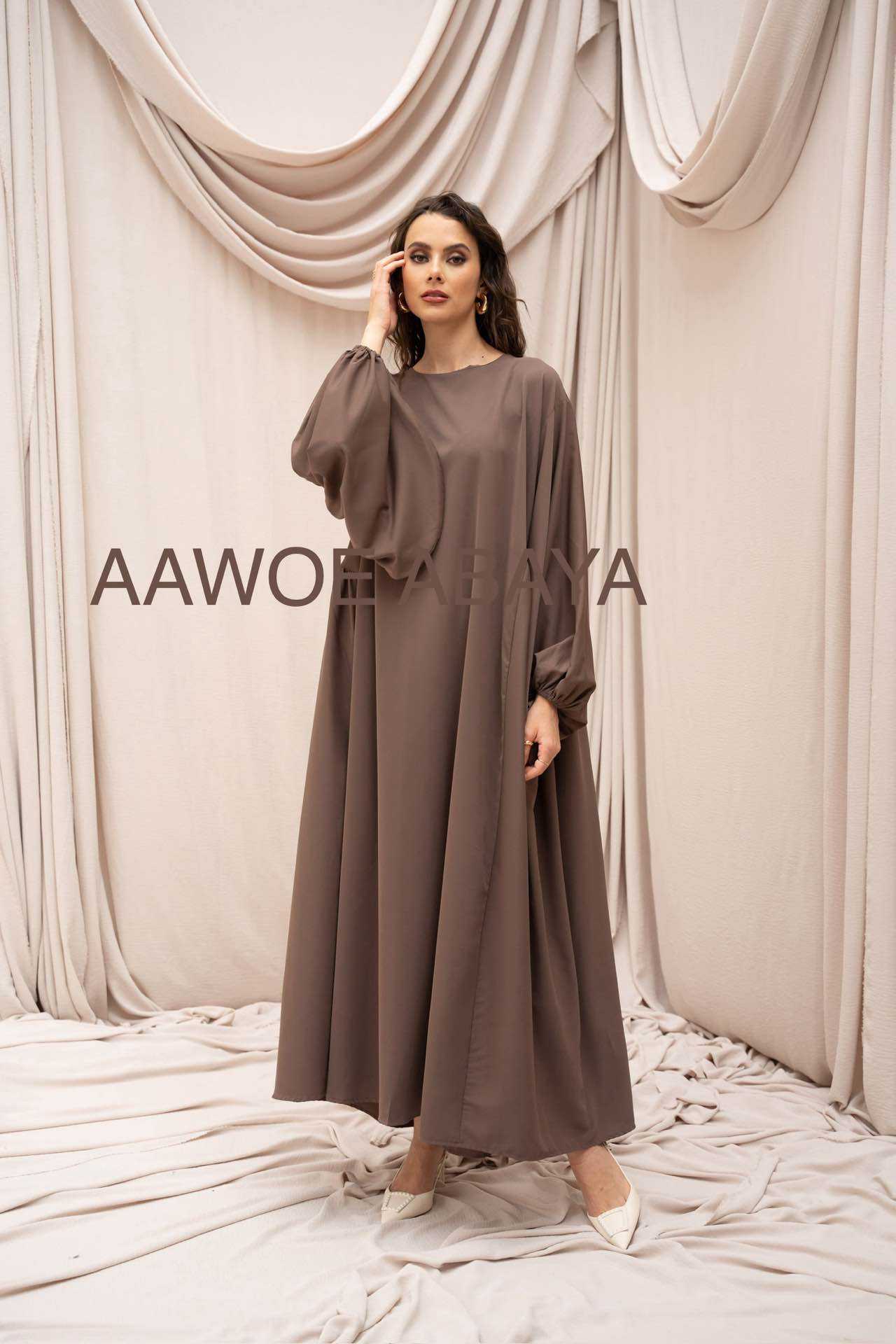 Aawoe Abaya - Wholesale Dress - Women's - Elegant Abaya Dress - 2466-ROB60