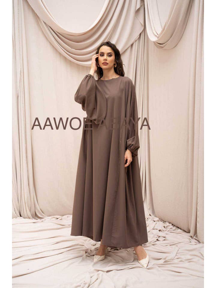 Aawoe Abaya - Wholesale Dress - Women's - Elegant Abaya Dress - 2466-ROB60