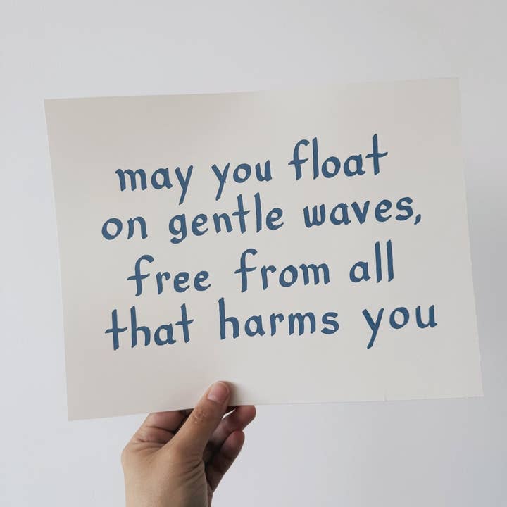 Gentle Waves Print for wholesale by Grapefruit