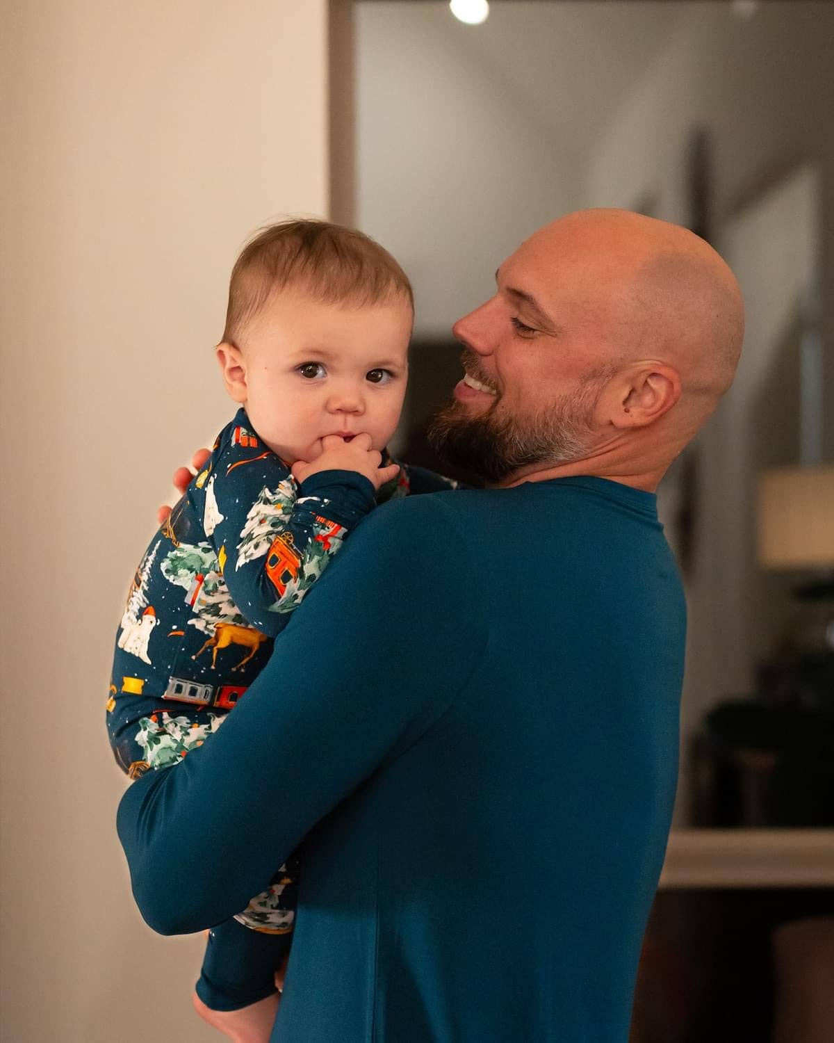 Riley & Rett - Wholesale Jumpsuit - Baby - North Pole Express Convertible Zippee - Restock2