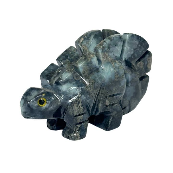 Earths Elements Wholesale - Wholesale Retailer Sample - Home Decor - Crystal Animal - Stegosaurus Soapstone<br>2
