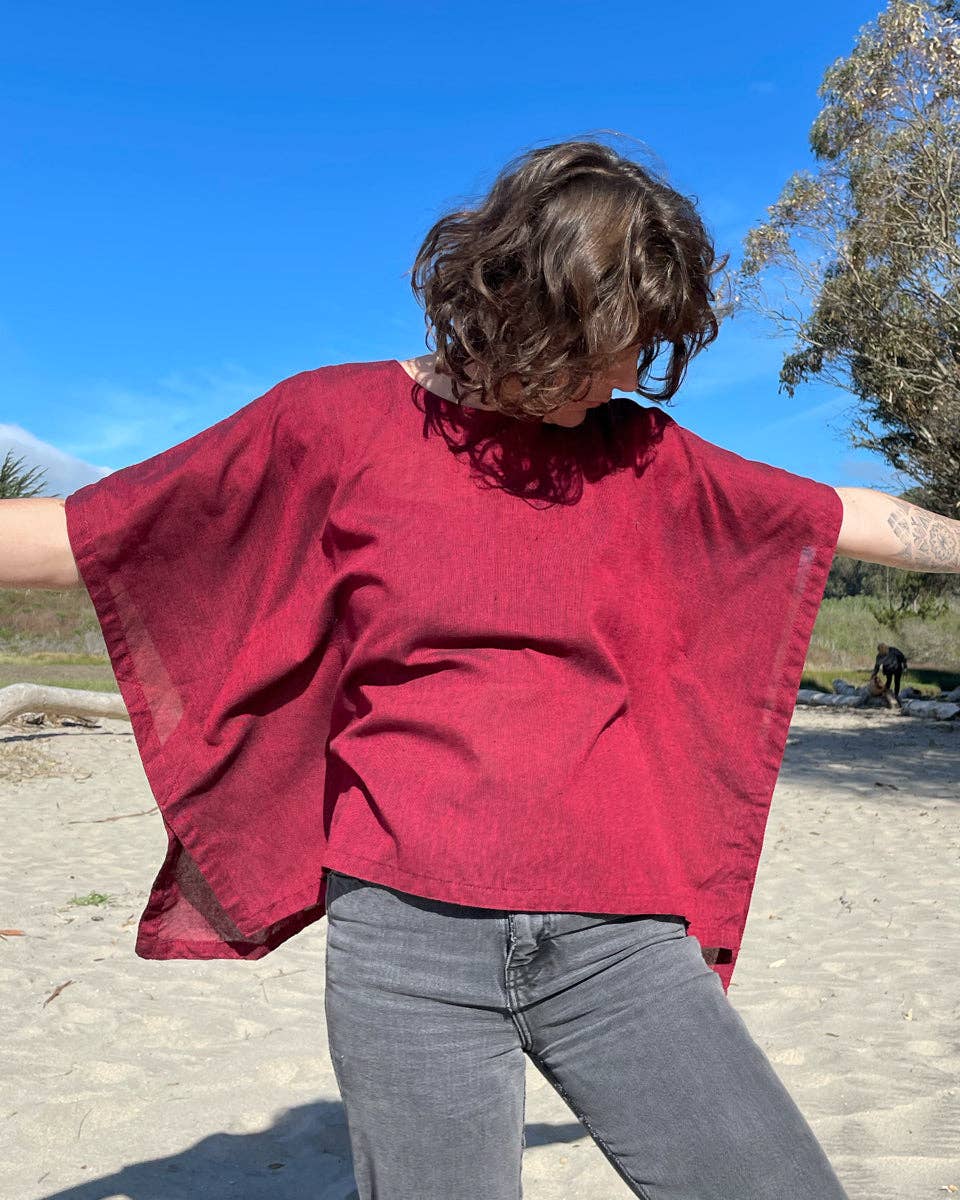 Zig Zag Asian Collection - Wholesale Blouse - Women's - Solid Cotton Box Top1