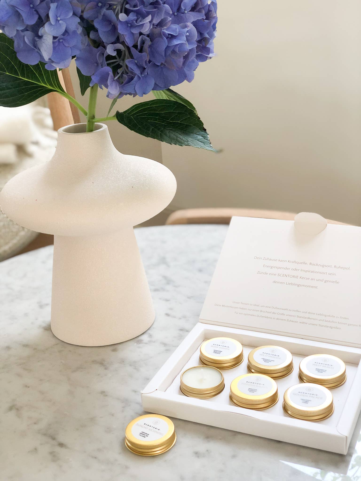 SCENTORIE. - Wholesale Travel Candles - Spring/summer test set rapeseed wax scented candles (6x15g)3