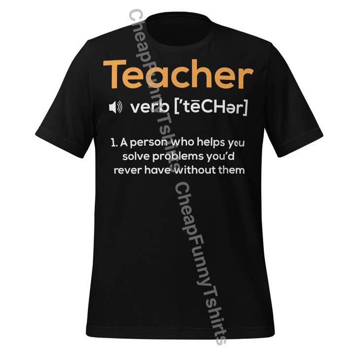 Teacher Definition Unisex t-shirt for wholesale by Black and Gifted LLC