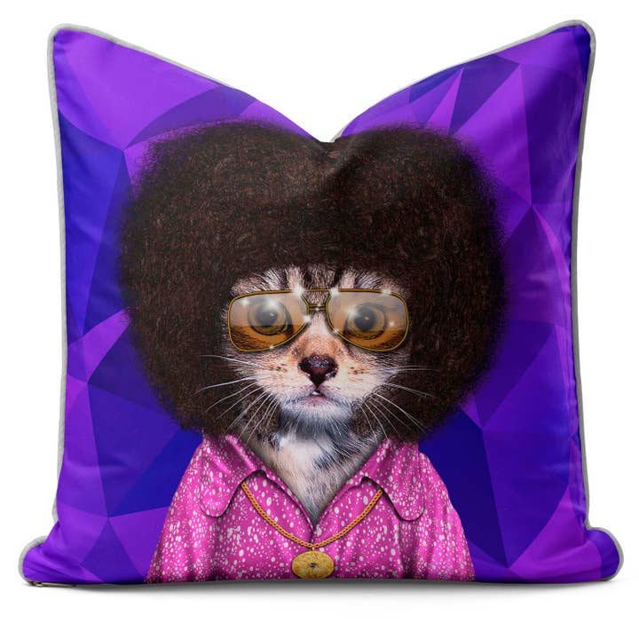 Coussin Pets Rock - Disco Geometric pour la vente par ART CUSHIONS