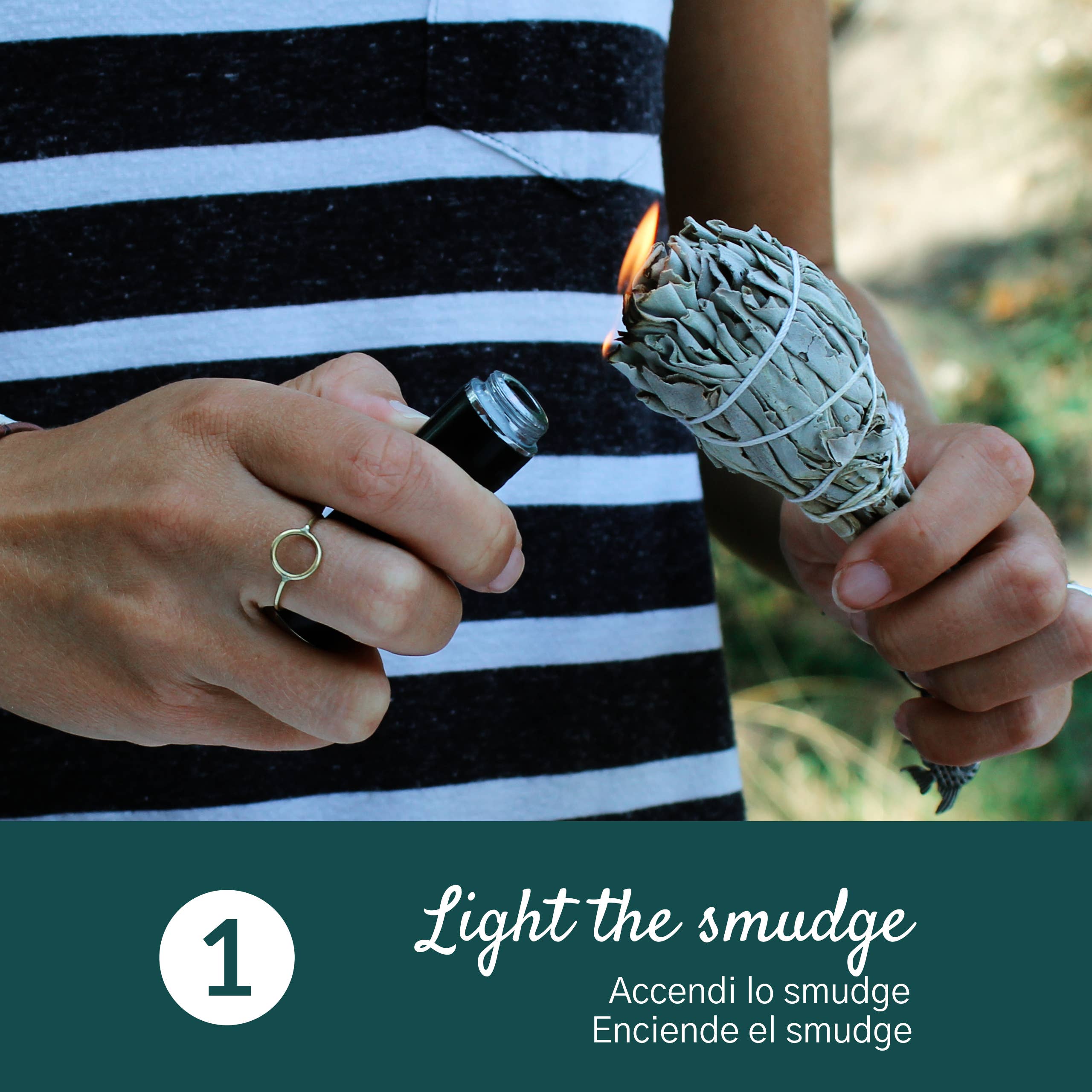 Herborea srl - Wholesale Sage Bundle - White Sage Smudge - 2 pcs3