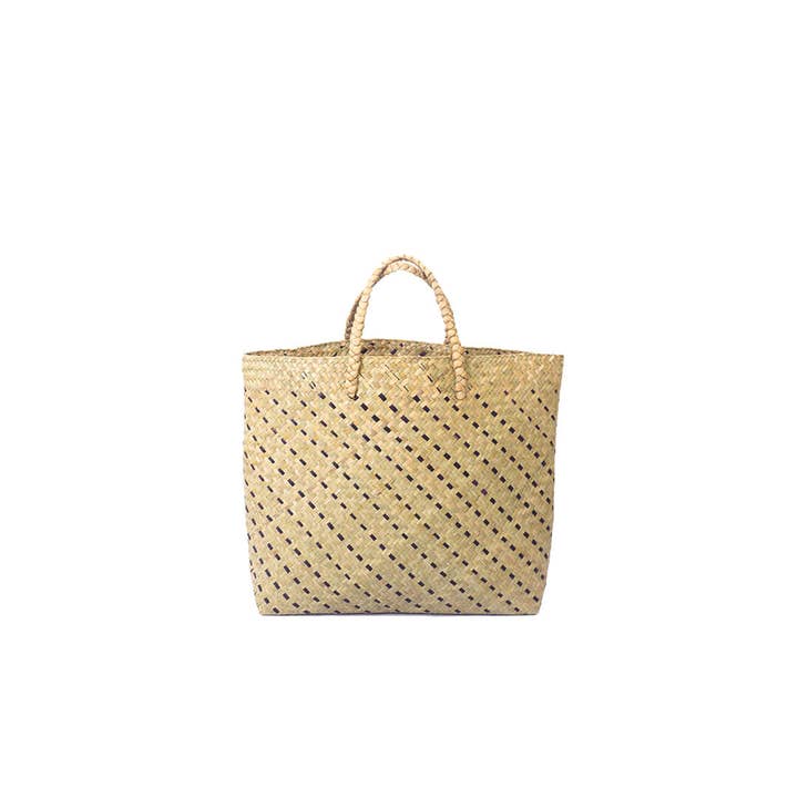 Village Thrive - Wholesale Beach Bag - Cove Rattan Beach Tote Bag