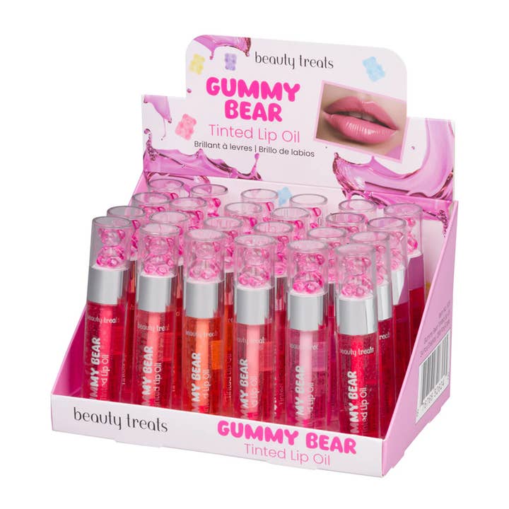 PINEAPPLE Beauty - Wholesale Lip Stain/Dye/Tint - Beauty Treats 526 Gummy Bear Tinted Lip Oil - 24 pcs
