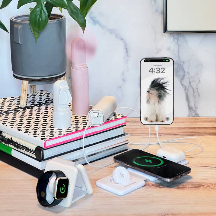 Tech Candy - Wholesale Portable Charger - EASY BREEZY PORTABLE FAN + POWER BANK