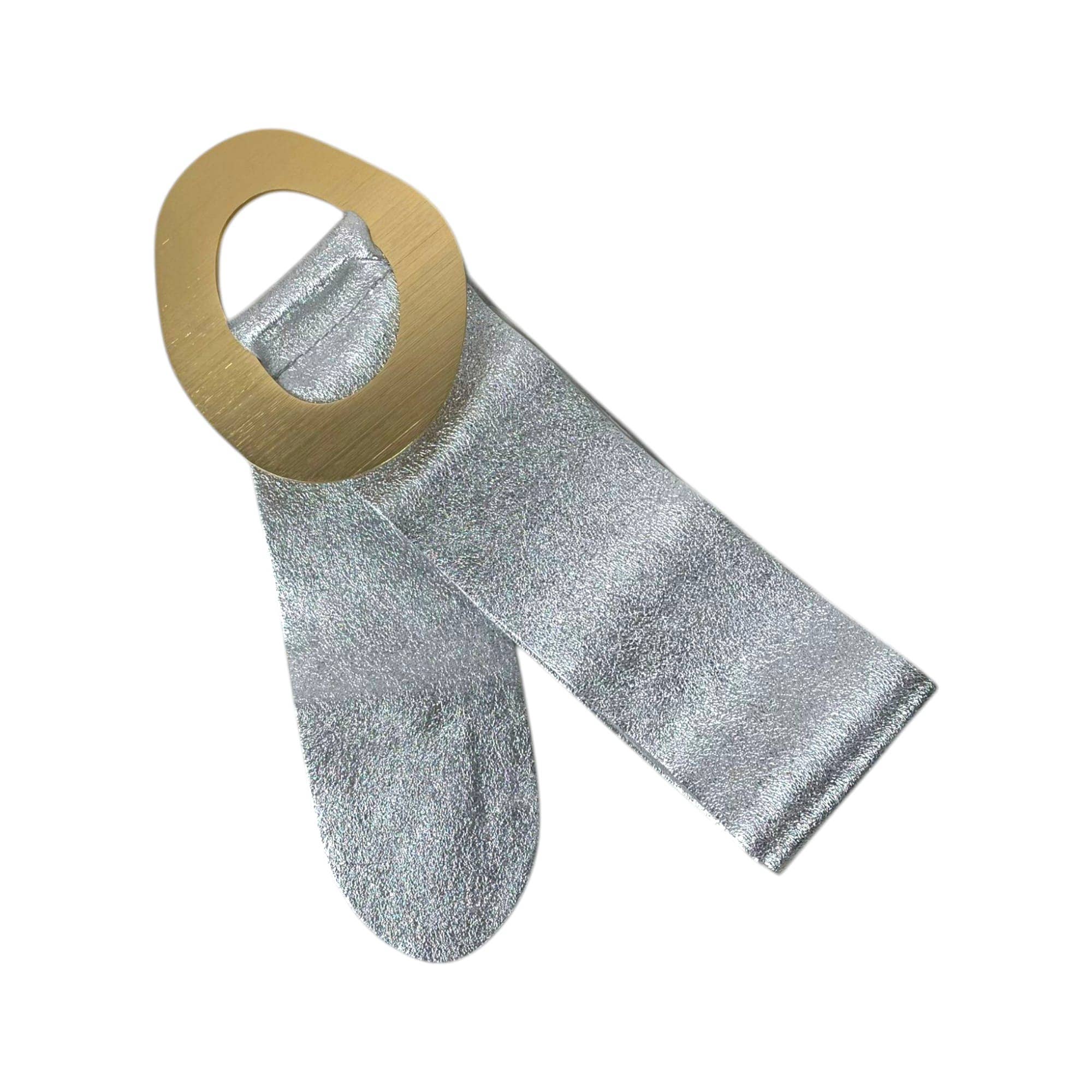 Chenson & Gorett - Wholesale Belt - Women's - Metallic Belt Cow Suede Leather with Wide Buckle B2B17