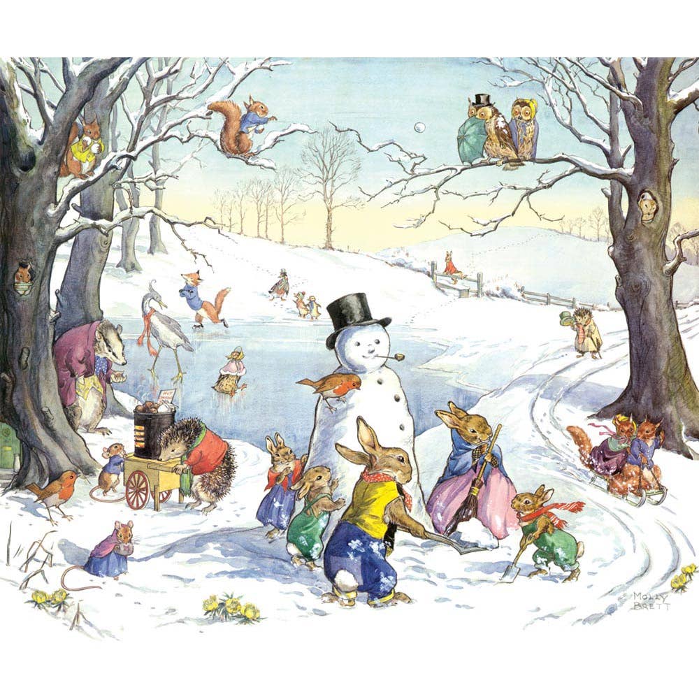 Ganymed Press – wholesale Art print – Winter Games by Molly Brett - Children's Print0