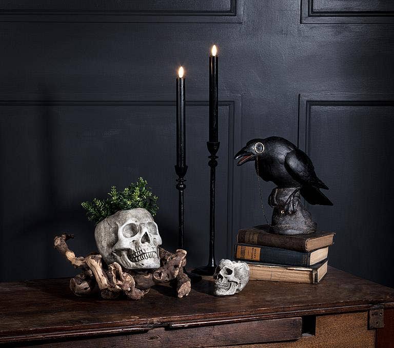 Abbott – Engroshandel Plantekrukke – Lg Skull Planter-5"H-9707