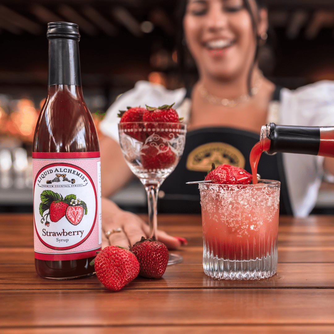 Liquid Alchemist Syrups - Wholesale Cocktail Mix/Syrup - Strawberry Cocktail Syrup9