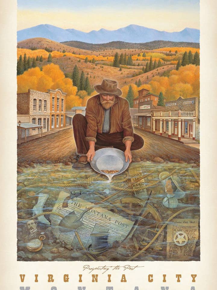 Virginia City - Artist's Proof for wholesale by Frame of Mind