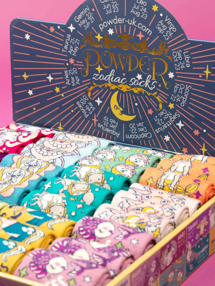 Powder Design inc - US - Wholesale Socks - Women's - Gifting Zodiac Sock Pack