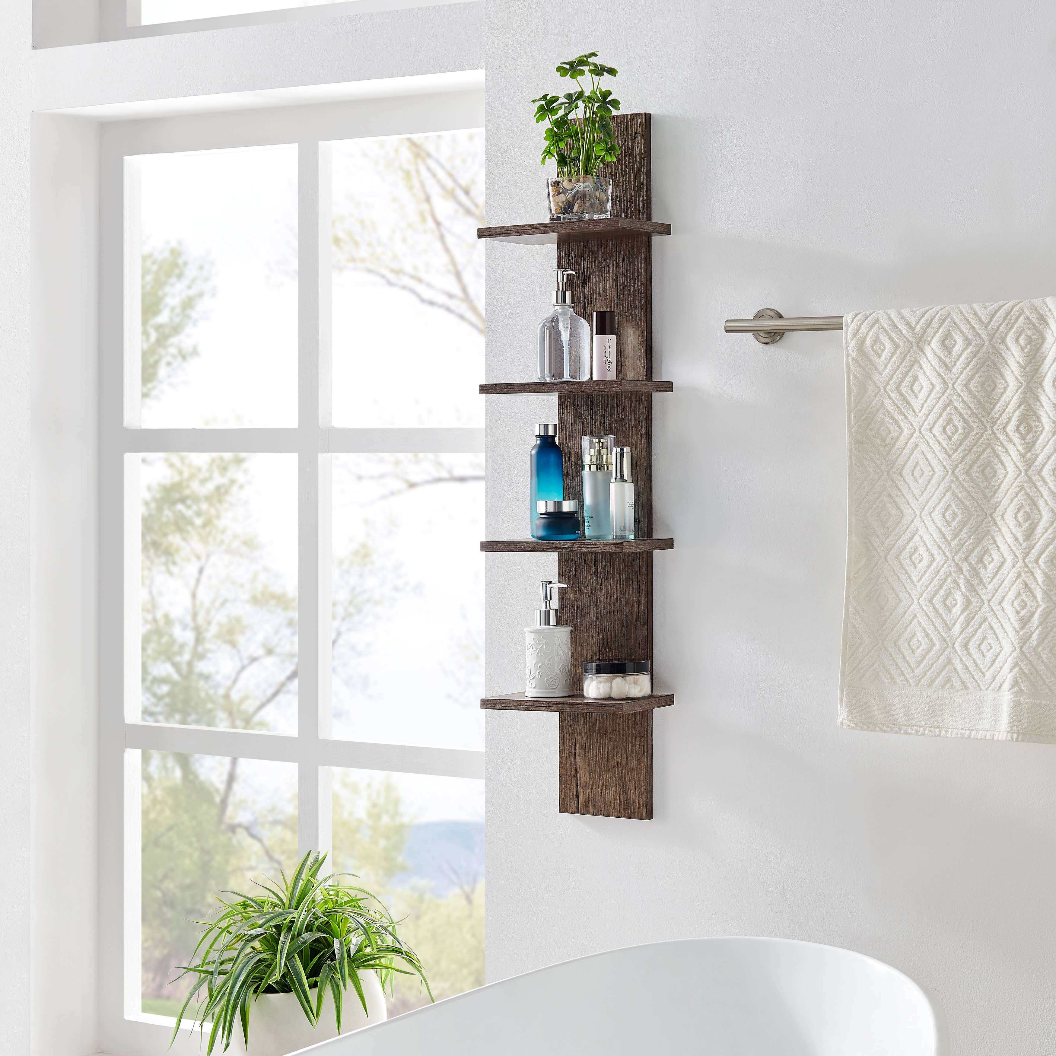 Danya B - Wholesale Wall Mounted Shelf - Arica Utility Column 4-Tier Spine Wall Shelves9