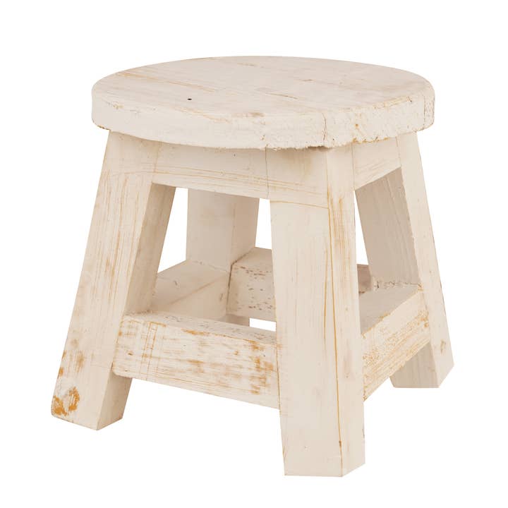 My Amigos Imports - Wholesale Stool - Farmhouse Reclaimed Wood Mini Stools-Stool-Home Decor-8x8 in