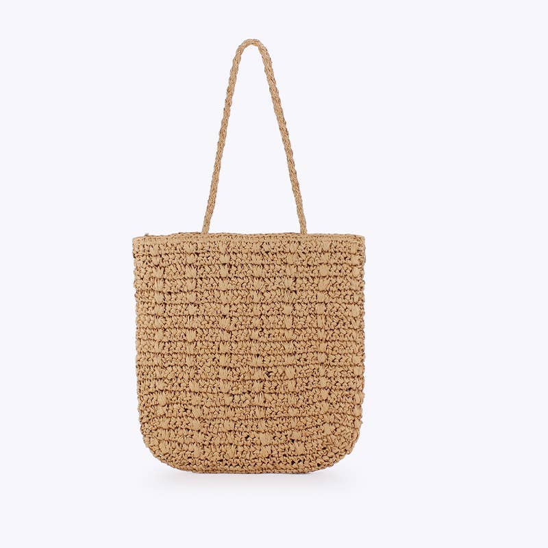 EmberLoom – wholesale Tote bag – Women's – Woven Round Handle Tote1