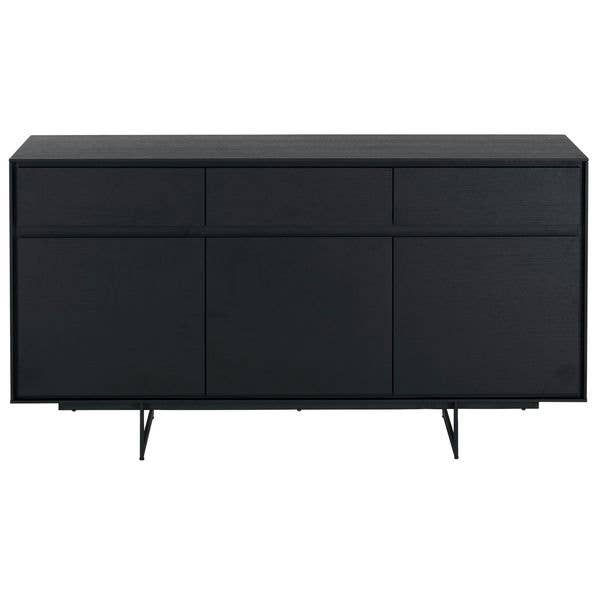 Furnhouse - Wholesale Sideboard - 3-Door Sideboard Tokyo Black Oak