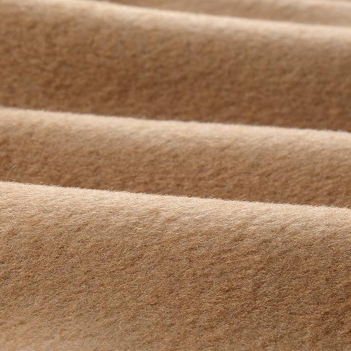 Color as pictures CT105Y Refined Wool Coat with Chain Belt for Cold Seasons for wholesale on Faire2