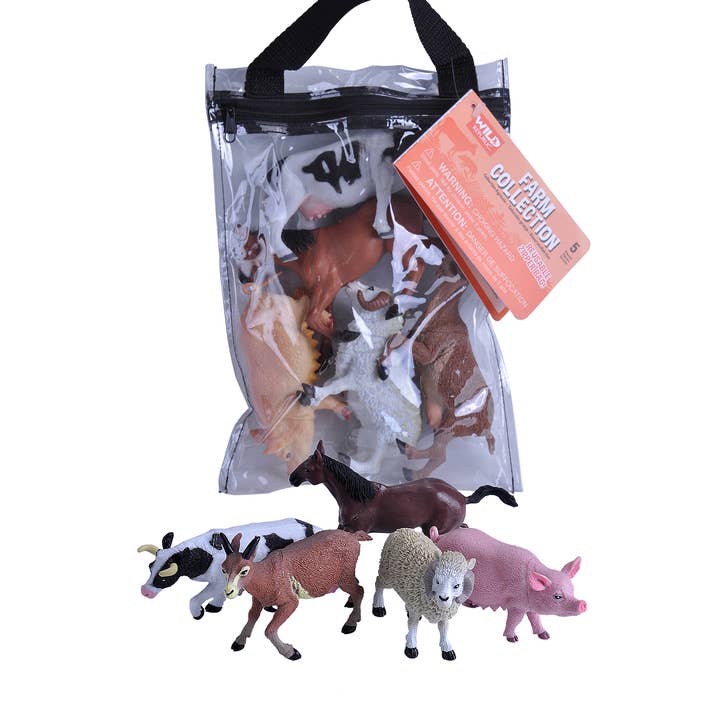 Wild Republic - Wholesale Toy Set - Kids - Polybag-Zip Farm 11"0