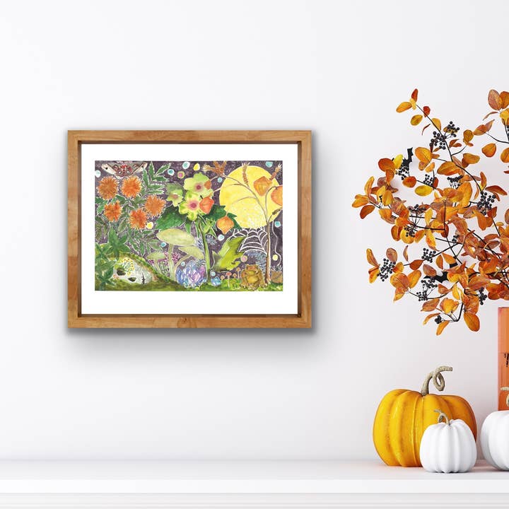 Witch's Garden - Watercolor Art Print for wholesale by Moonbug