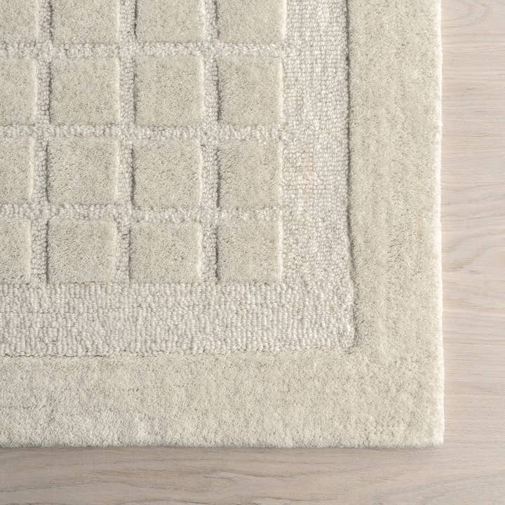 RUGS USA - Wholesale Area Rug - Fritz Checkered Wool Area Rug