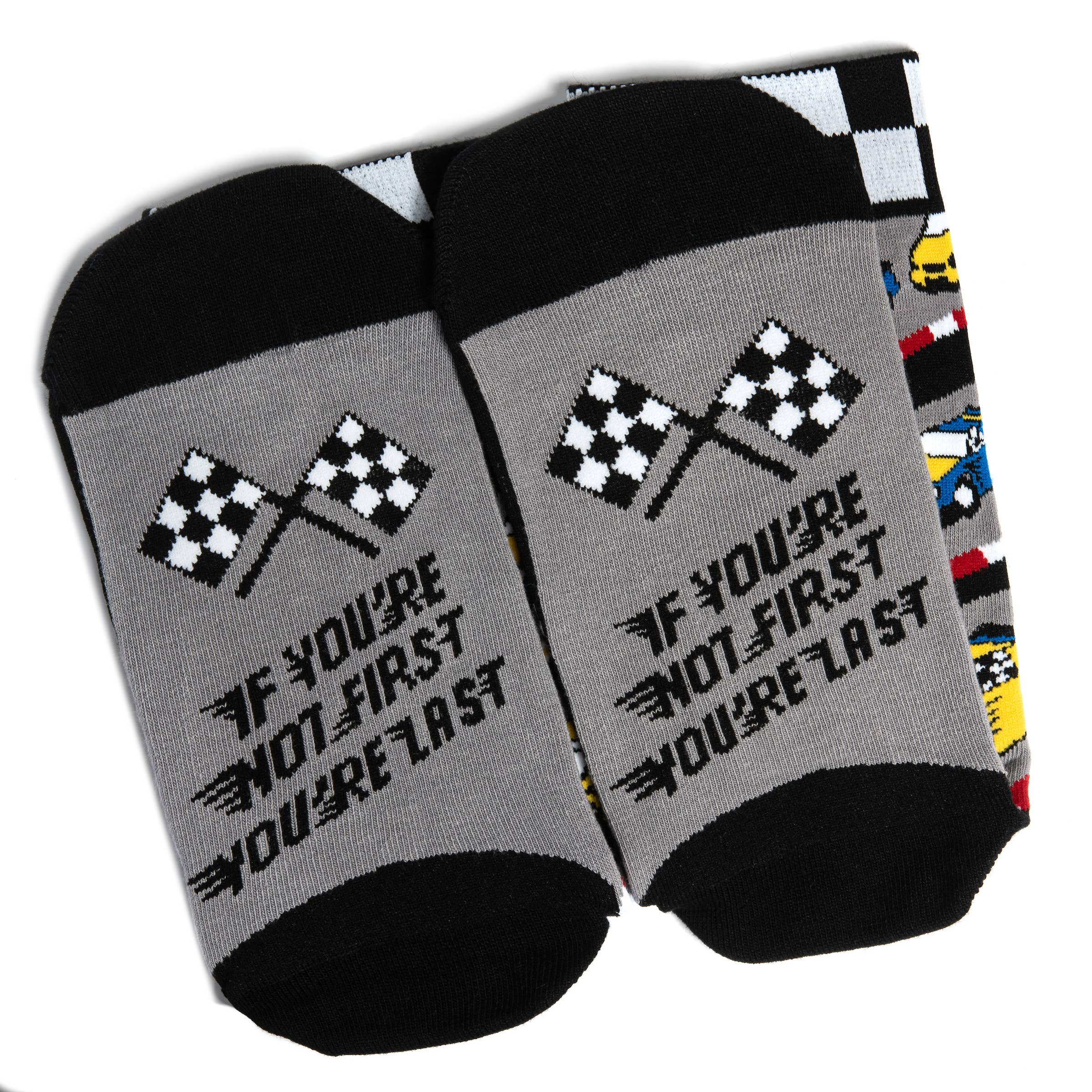 Lavley - Wholesale Socks - Unisex - If You're Not First, You're Last Racing Socks6