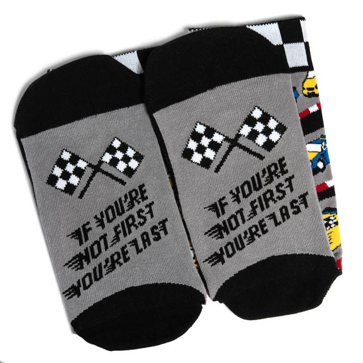 Lavley - Wholesale Socks - Unisex - If You're Not First, You're Last Racing Socks6
