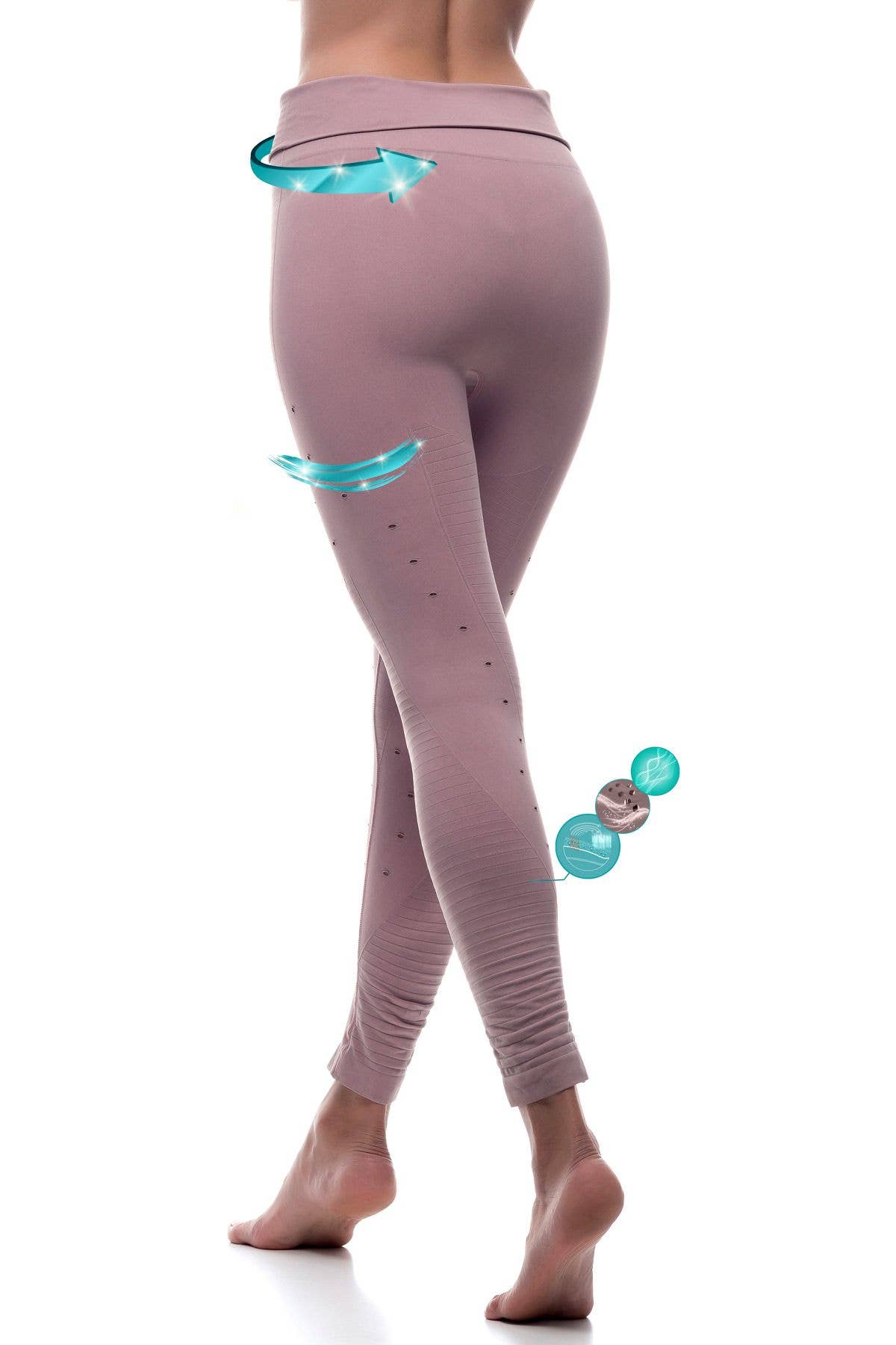 Anaissa - Venta al por mayor Leggings deportivos/cómodos - Mujer - Legging Adelgazante Automasaje, Namasté15