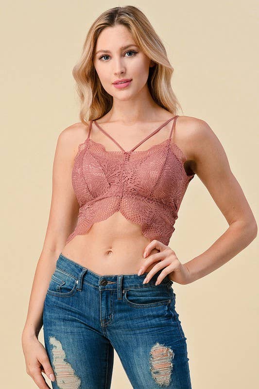 MIO WHOLESALE - Wholesale Bralette - Women's - LB-32 LACE BRALETTE1