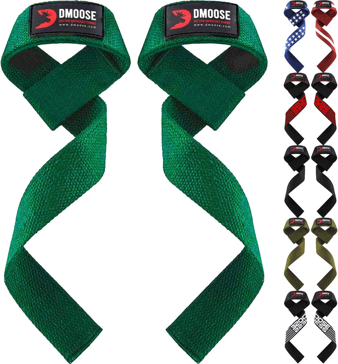 DMOOSE - Vente Équipement de fitness - Sangles de levage DMoose, sangles de poignet de 24 pouces pour haltérophili9