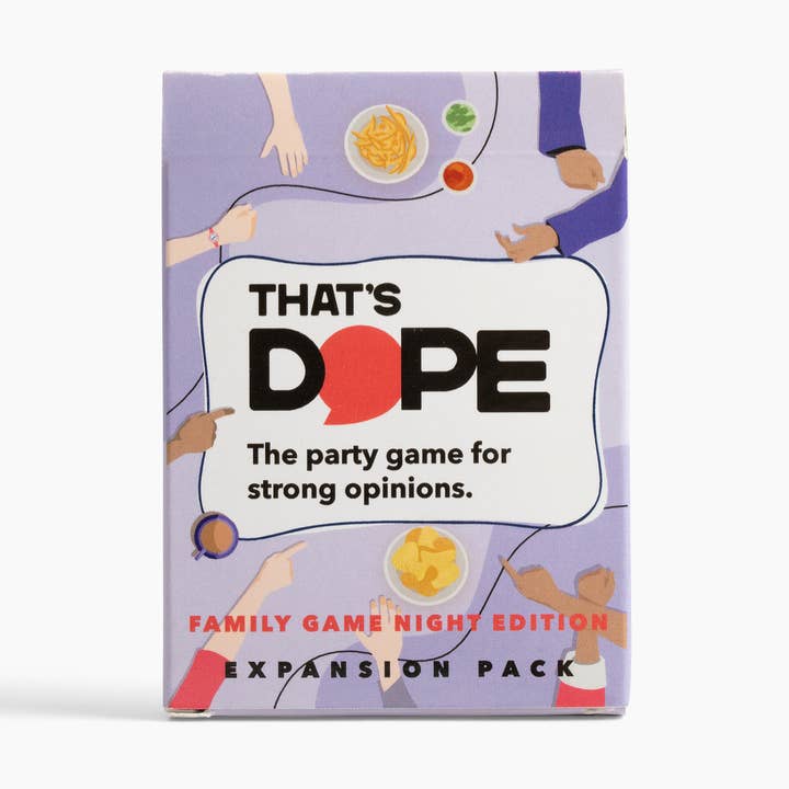 That's Dope: Family Game Night Edition for wholesale by That's Dope: The Party Game for Strong Opinions