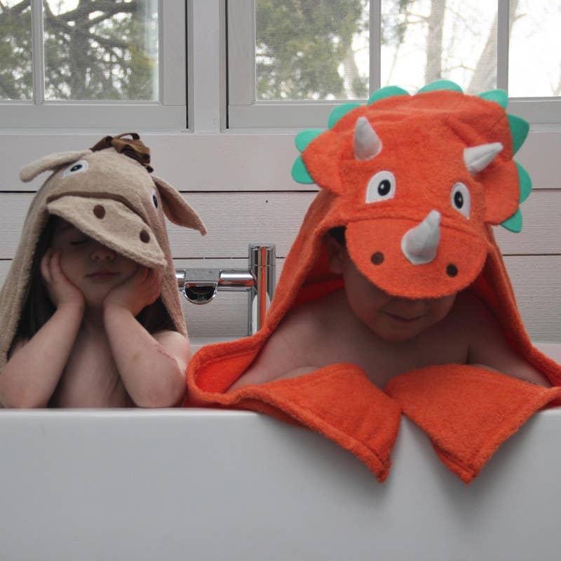 Yikes Twins - Wholesale Hooded Towel - Kids & Baby - Dinosaur hooded towel for toddlers ages 2 to 8 years old9