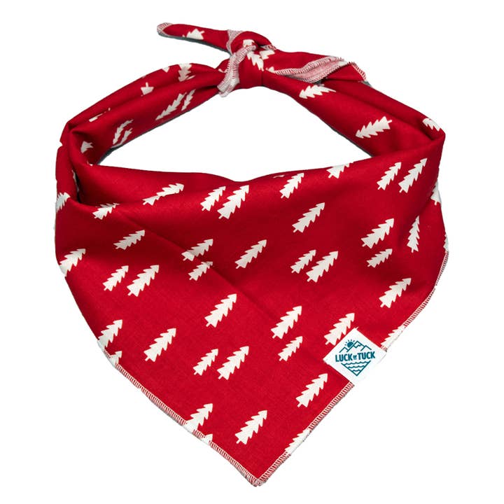 Elf Trees Dog Bandana for wholesale by LUCK OF TUCK
