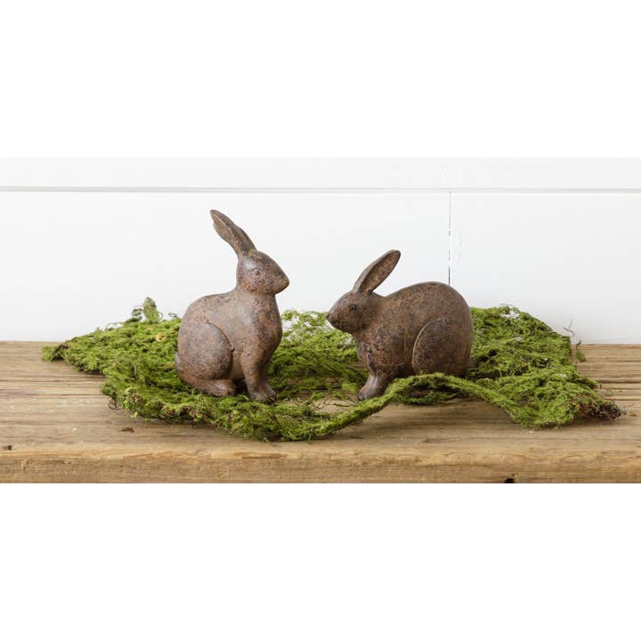 Audrey's Home & Gift - Wholesale Decorative figurine - Small Brown Bunnies - Sitting (Pk/02 Ast)1