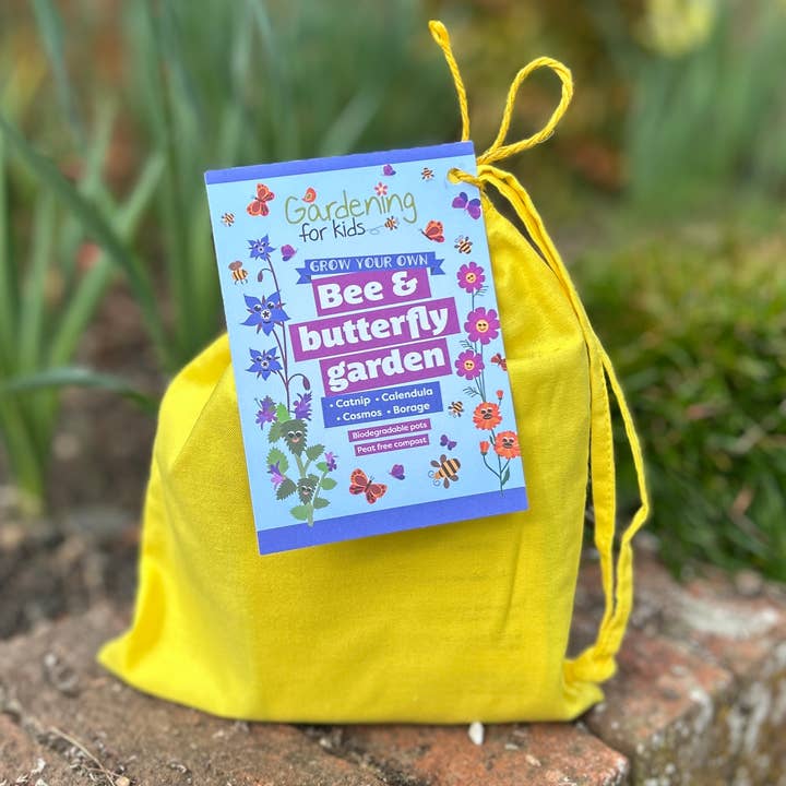 Gardening for Kids Ltd – wholesale Plant seeds – Grow Your Own Bee and Butterfly Garden Seed Growing Kit