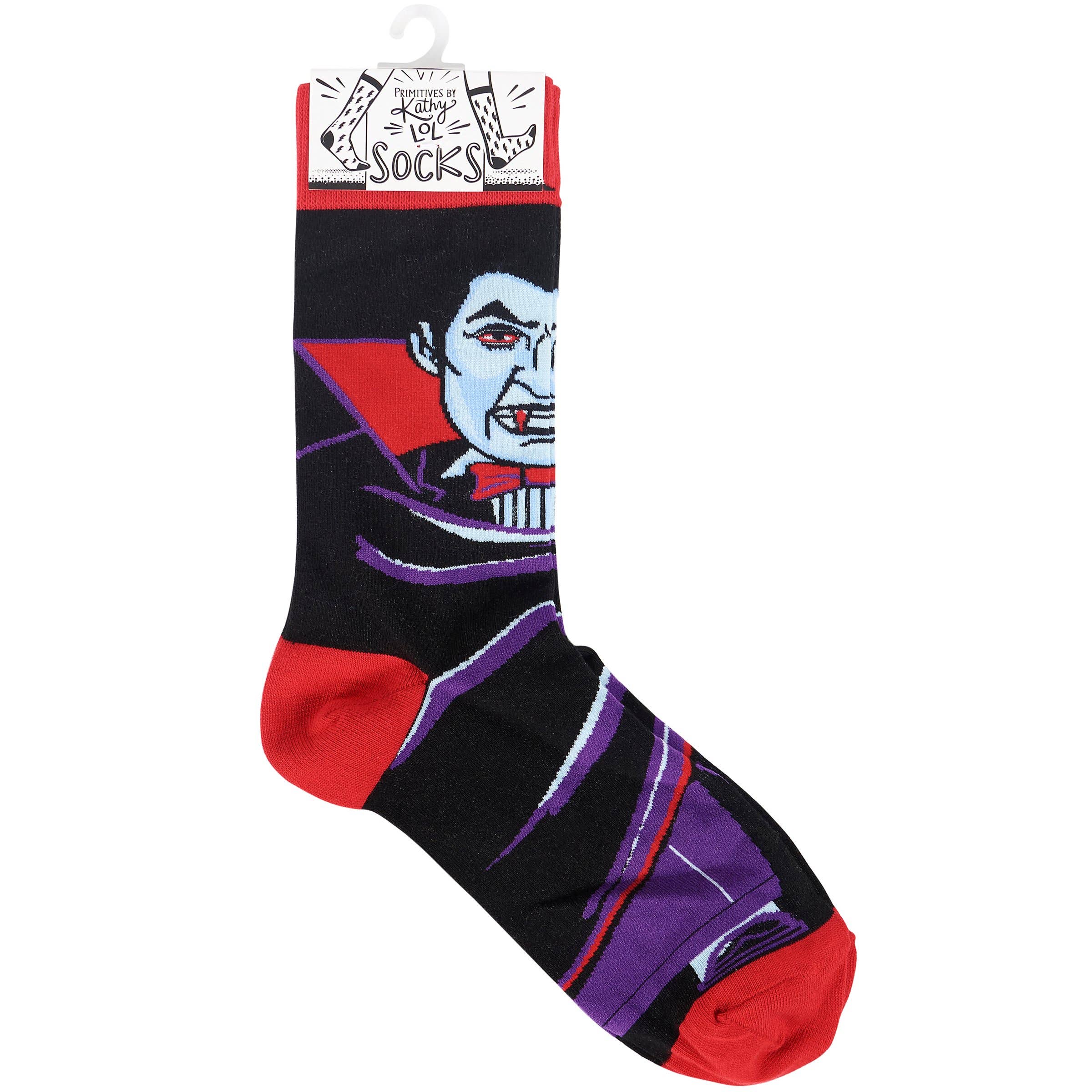 Primitives by Kathy - Wholesale Socks - Unisex - Vampire Socks3