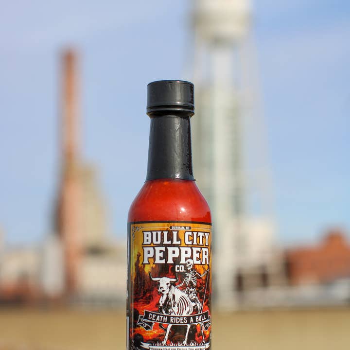 Bull City Pepper Co. - Wholesale Hot Sauce - Death Rides A Bull Hot Sauce - Pack of 122