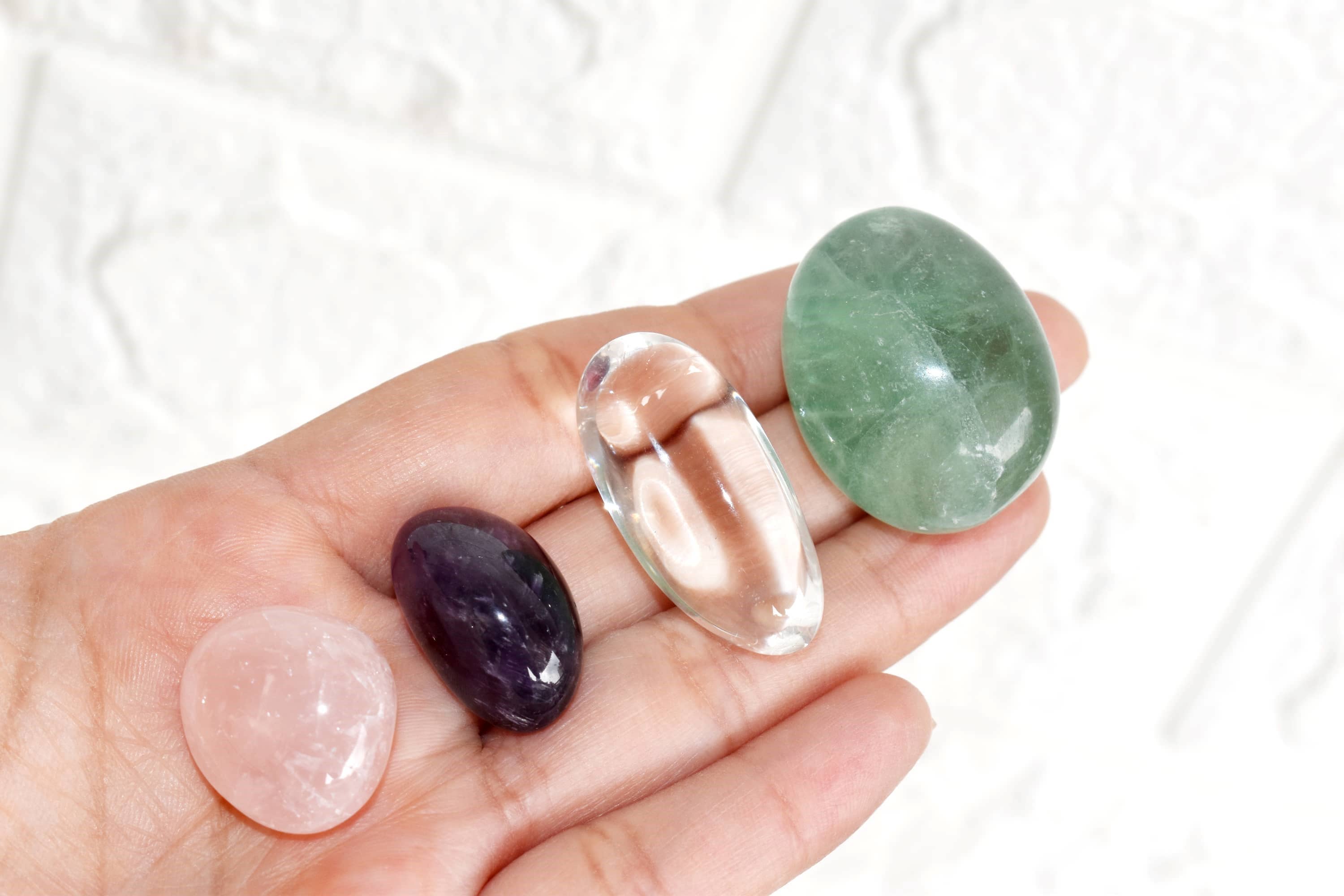 Soothing Crystals - Wholesale Spiritual Stone/Crystal - Tumbled Crystals Kit | PISCES | Stones Gift | Zodiac Set6