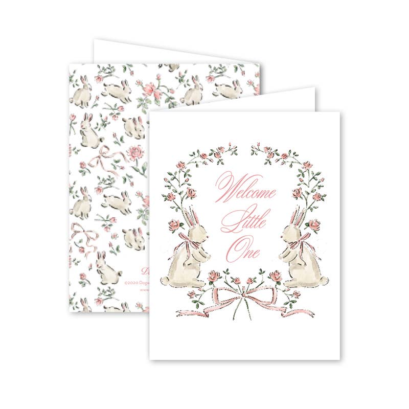 Dogwood Hill - Wholesale Baby Card - Bunnies Baby